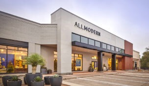 AllModern's 11,071-square-foot store is located at 9722 Great Hills Trail 10 in Austin, Texas.